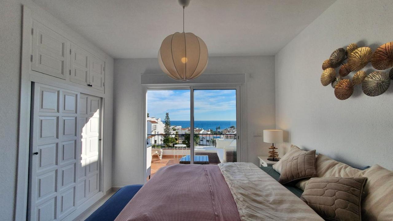 Stilfullt Semesterhus Naera Pool Och Strand. Nerja Esterno foto