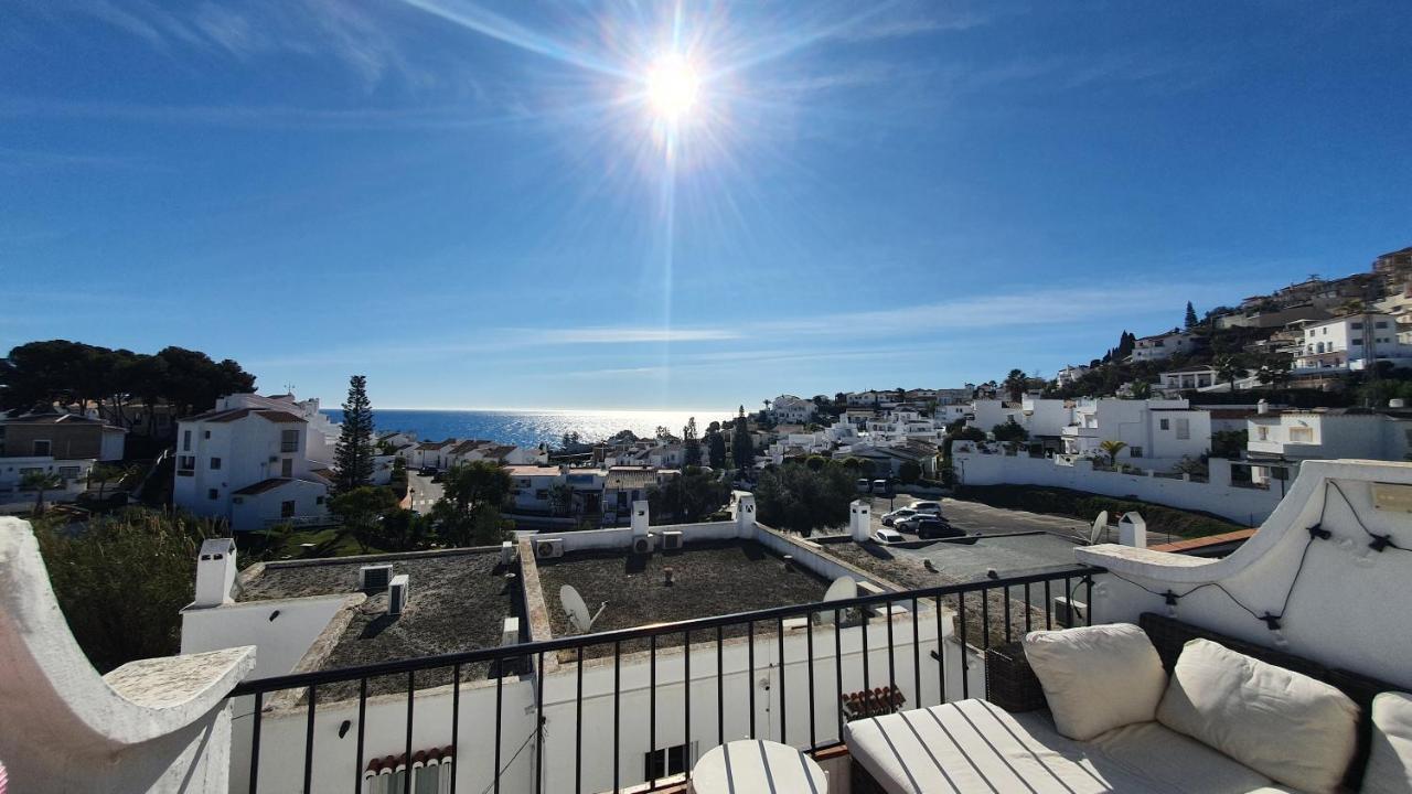 Stilfullt Semesterhus Naera Pool Och Strand. Nerja Esterno foto